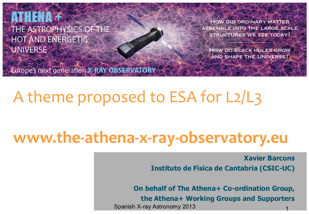 A theme proposed to ESA for L2/L3