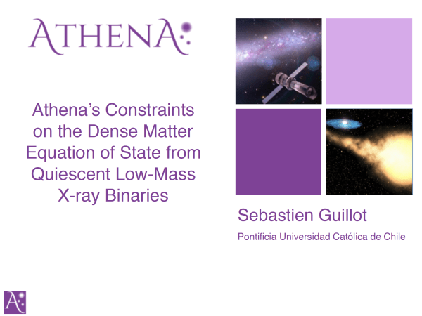 Acotando la ecuación de estado de la materia densa a partir de la emisión en quiescencia de binarias de rayos X de baja masa con Athena