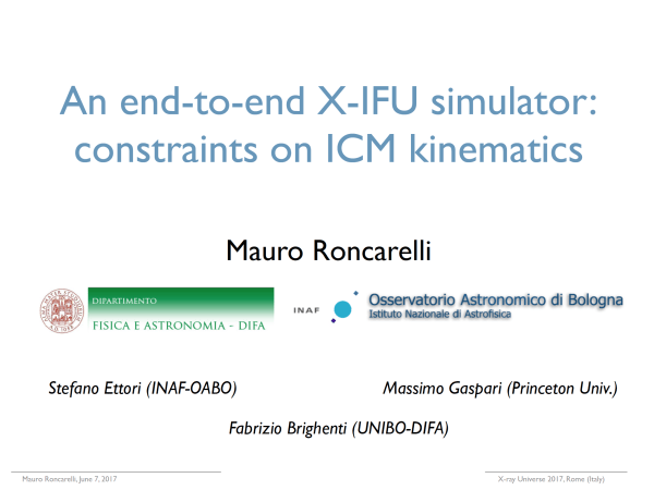 An end-to-end X-IFU simulator: constraints on ICM kinematics