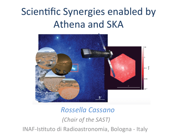 Sinergias científicas potenciales entre Athena & SKA