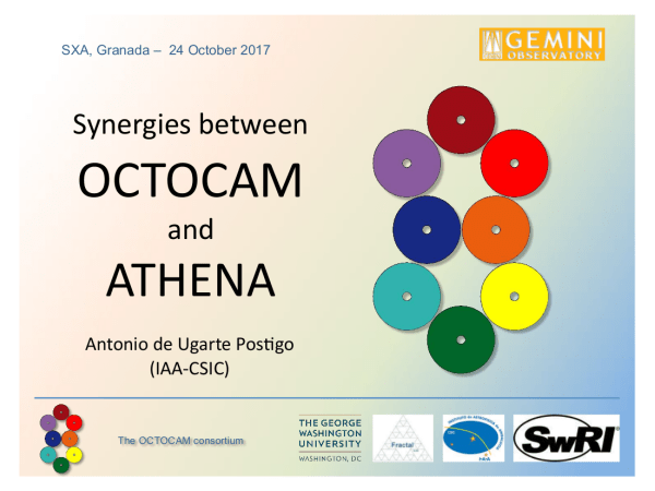 Synergies between OCTOCAM and Athena