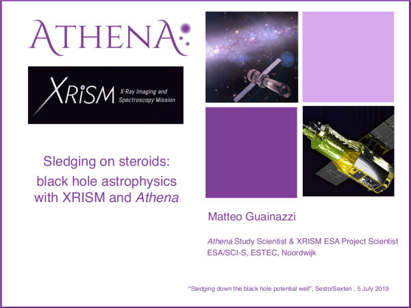 Trineos con esteroides: astrofísica del agujero negro con XRISM y Athena