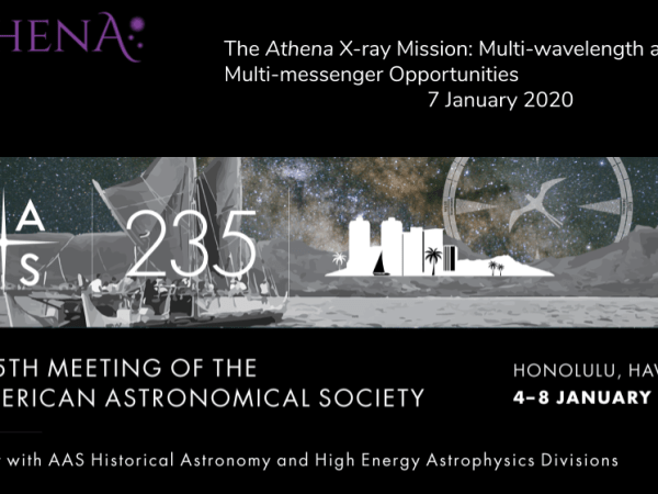 La sesión paralela “La misión de rayos X Athena: oportunidades de multi-longitudes de onda y multi-mensajeros”
