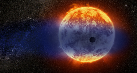 Extrasolar planets: a radiation diet