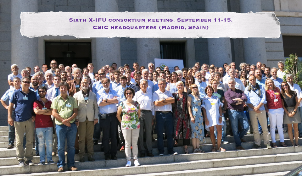 Resumen de la sexta reunión del consorcio X-IFU, por Didier Barret (IP del instrumento)