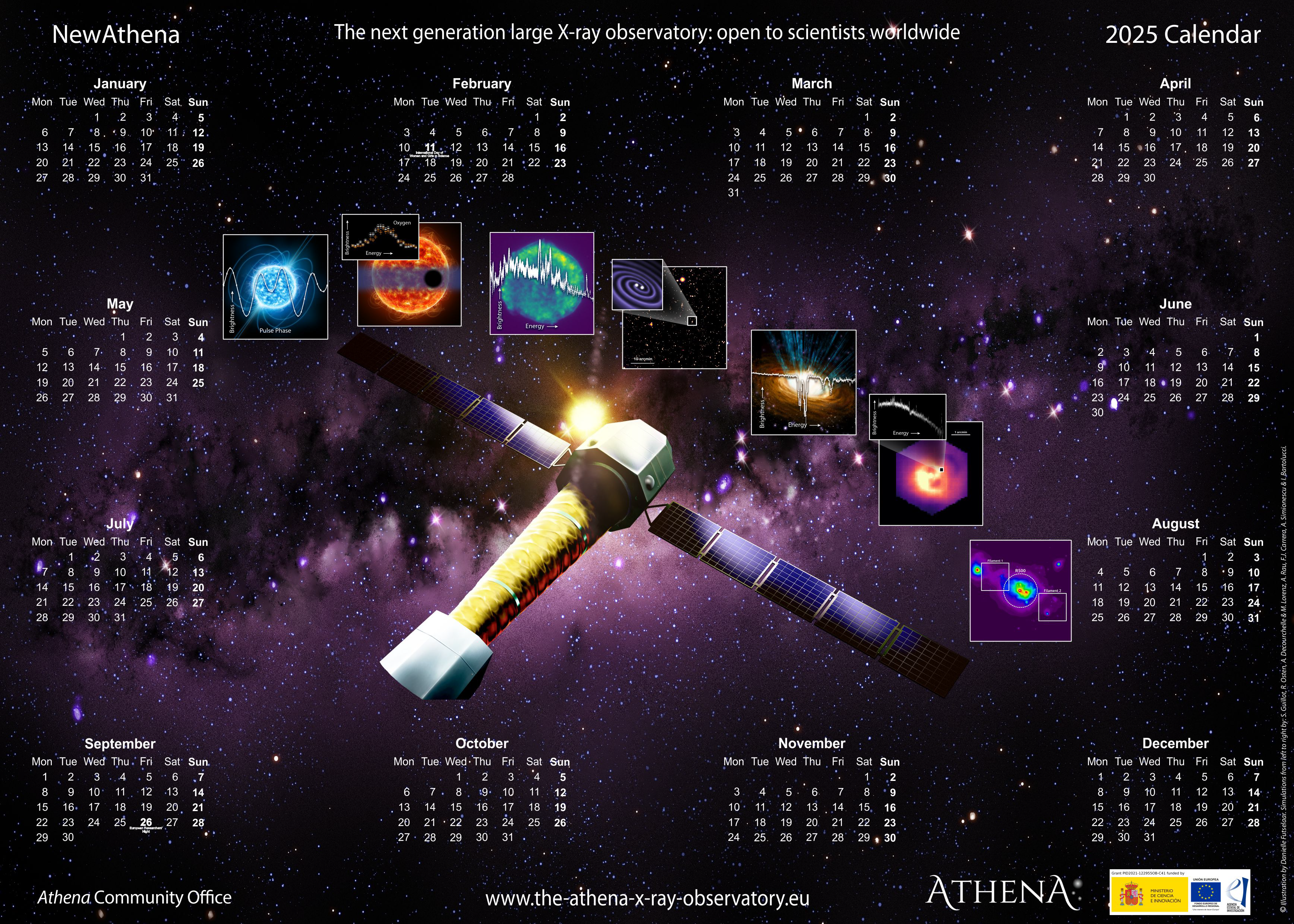Calendario ATHENA 2025