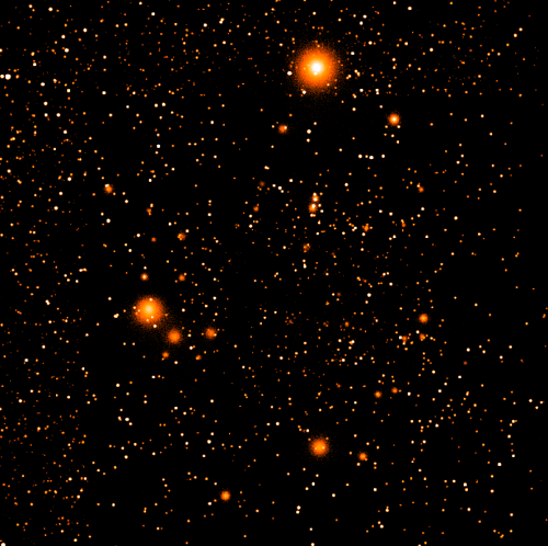 500ks Athena/WFI image of the CDFS