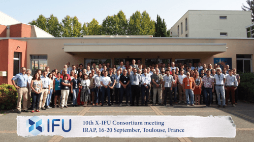 Décima reunión del consorcio de la la unidad de campo integrado de rayos (X-IFU)