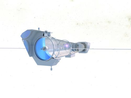 Artistic view inside the Athena telescope