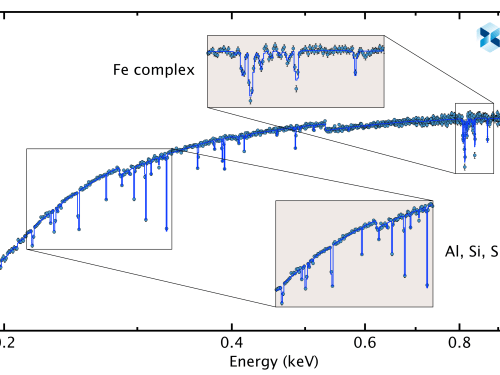 A simulated X-IFU X-ray spectrum of a medium bright