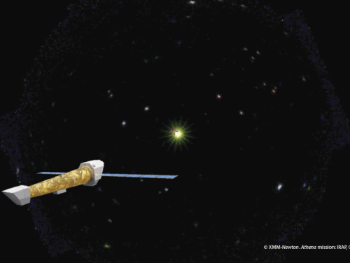 Athena &amp; red dwarf star Wolf 359