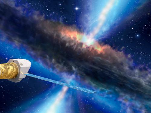 An artistic composition of Athena looking