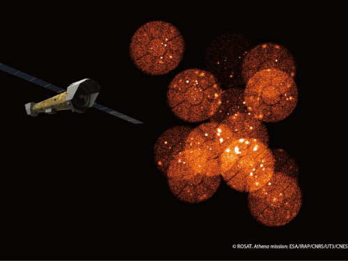 This artistic concept presents Athena and the Hyades