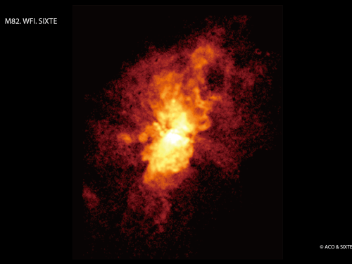 M82 Athena/WFI SIXTE