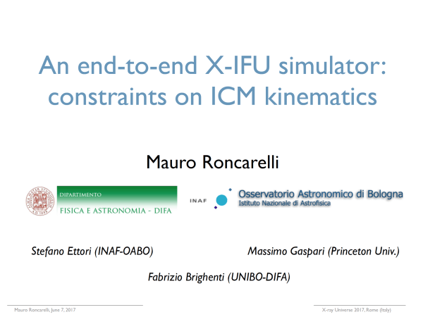 Simulador de principio a fin de X-IFU: acotando la cinemática del ICM