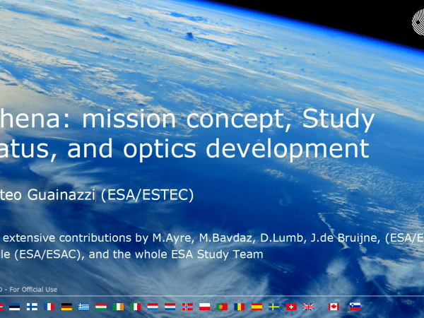 Athena: mission concept, study status, and optics development