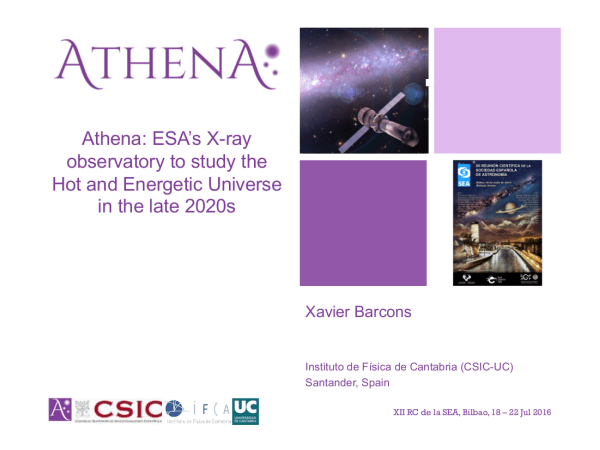 Athena: el observatorio de rayos X de la ESA para estudiar el universo caliente y energético a finales de la década del 2020