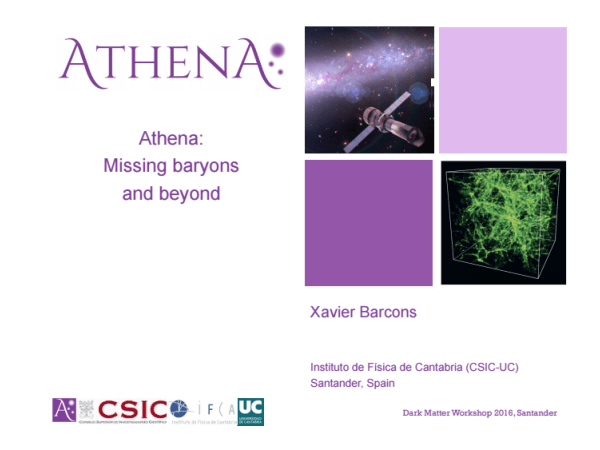 Athena: los bariones perdidos y más allá