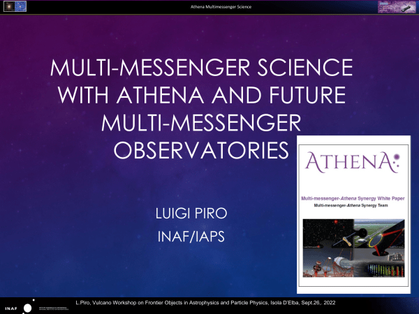 Athena multi-messenger Vulcano 2022