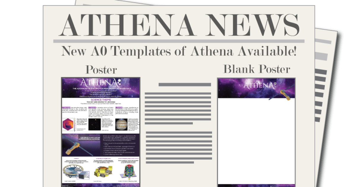 New resources in the "Athena brand" menu Athena Xray observatory